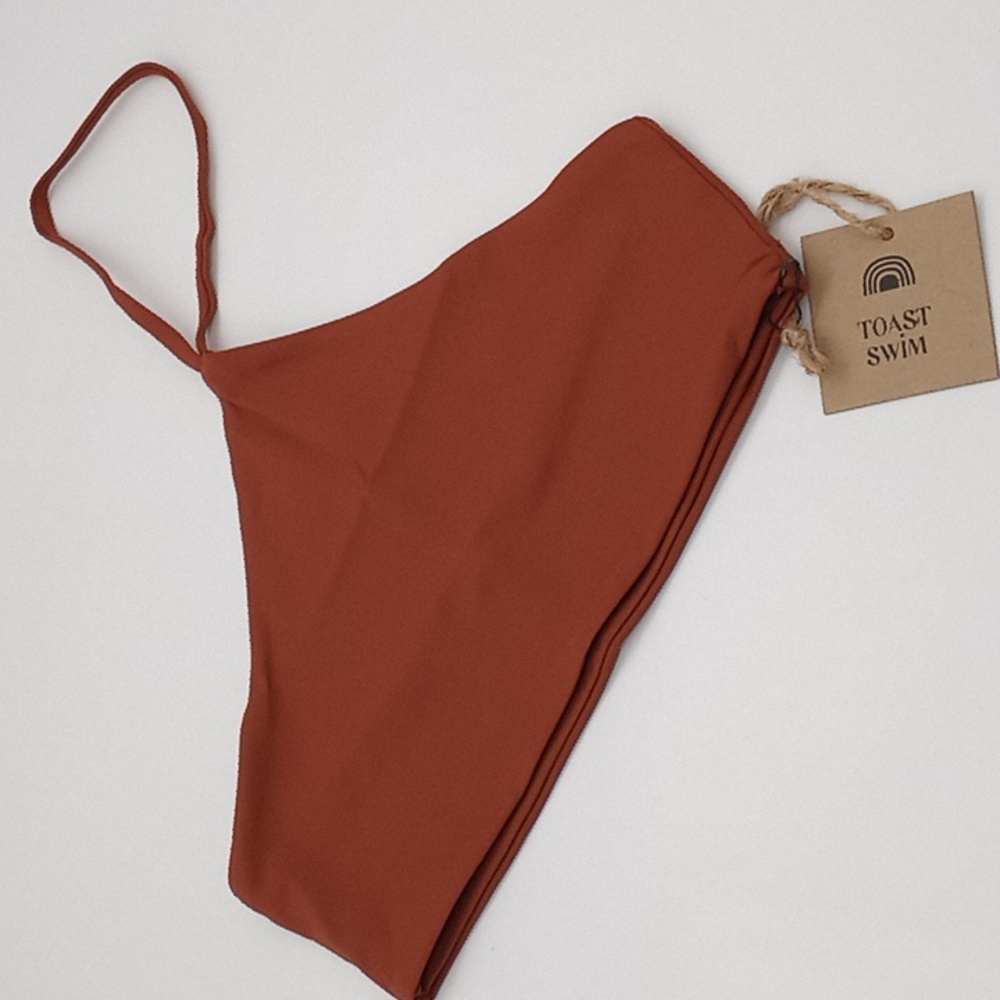 Toast Swim Signature Apex Bikini Top Patina Brown XS